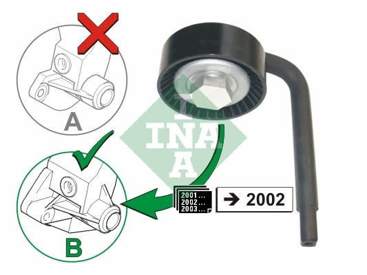 Tensioner Pulley, V-ribbed belt